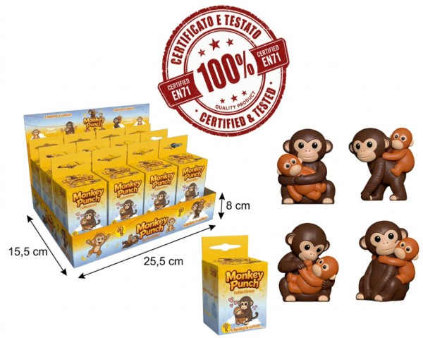 MONKEY PUNCH Personaggio Squishy 7cm – 4ass In Blind Box – In espo da 12pz…x240